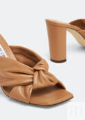 Мюли JIMMY CHOO Avenue 85 mules, коричневый J000162308 | Brown фото 3