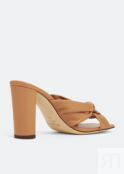 Мюли JIMMY CHOO Avenue 85 mules, коричневый J000162308 | Brown фото 4