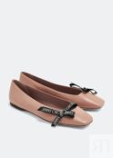 Балетки JIMMY CHOO Veda ballet flats, розовый