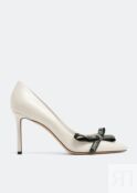 Туфли JIMMY CHOO Romy 85 pumps, белый J000158120 | White фото 1