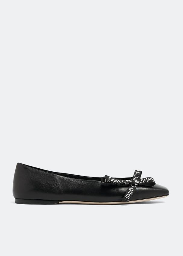 Балетки JIMMY CHOO Veda ballet flats, черный