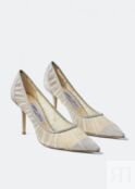 Туфли JIMMY CHOO Love 85 pumps, бежевый J000127446 | Beige фото 2