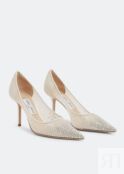 Туфли JIMMY CHOO Love 85 pumps, белый J000148612 | White фото 5