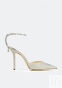 Туфли JIMMY CHOO Saeda pumps, серебряный J000140766 | Silver фото 1