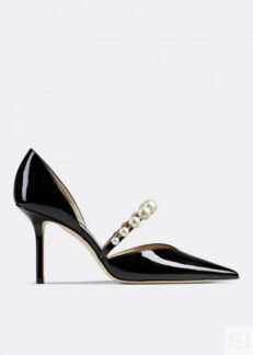 Туфли JIMMY CHOO Aurelie 85 pumps, черный