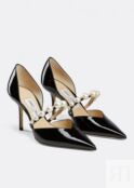 Туфли JIMMY CHOO Aurelie 85 pumps, черный J000143245 | Black фото 2