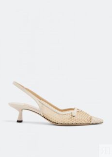 Туфли JIMMY CHOO Amita 45 pumps, белый