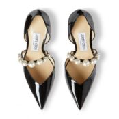 Туфли JIMMY CHOO Aurelie 85 pumps, черный J000143245 | Black фото 4