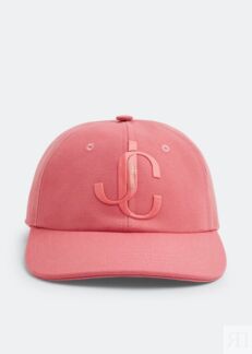 Кепка JIMMY CHOO Paxy baseball cap, розовый
