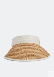 Шляпа JIMMY CHOO Ondine visor, белый