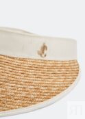 Шляпа JIMMY CHOO Ondine visor, белый