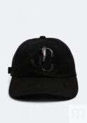 Кепка JIMMY CHOO Paxy baseball cap, черный