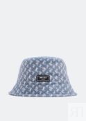 Шляпа JIMMY CHOO Renata bucket hat, синий