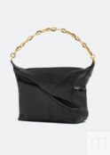 Сумка-хобо JIMMY CHOO Diamond Soft small hobo bag, черный