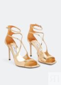 Сандалии JIMMY CHOO Azia 95 sandals, золотой J000149138 | Gold фото 5