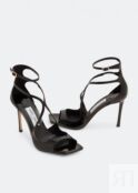 Сандалии JIMMY CHOO Azia 95 sandals, черный J000149071 | Black фото 3