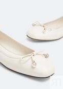 Балетки JIMMY CHOO Elme ballet flats, белый