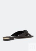 Сандалии JIMMY CHOO Avenue flat sandals, черный J000161740 | Black фото 4