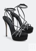 Сандалии LE SILLA Belen sandals, черный 5617V100R1PPSAT001 | Black фото 5