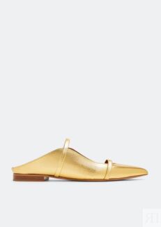 Мюли MALONE SOULIERS Maureen flat mules, золотой