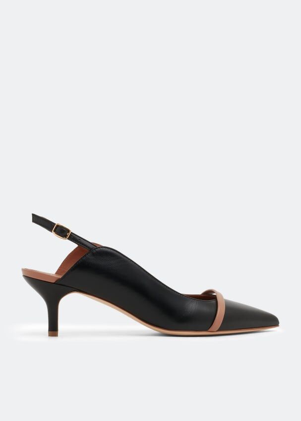 Туфли MALONE SOULIERS Marion slingback pumps, черный MARIONMS45-6-BLKNUD | Black фото 1