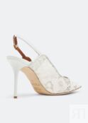 Туфли MALONE SOULIERS Marion slingback pumps, белый MARION85-16-WHTWHT | White фото 4