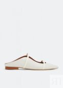 Мюли MALONE SOULIERS Maureen flat mules, белый