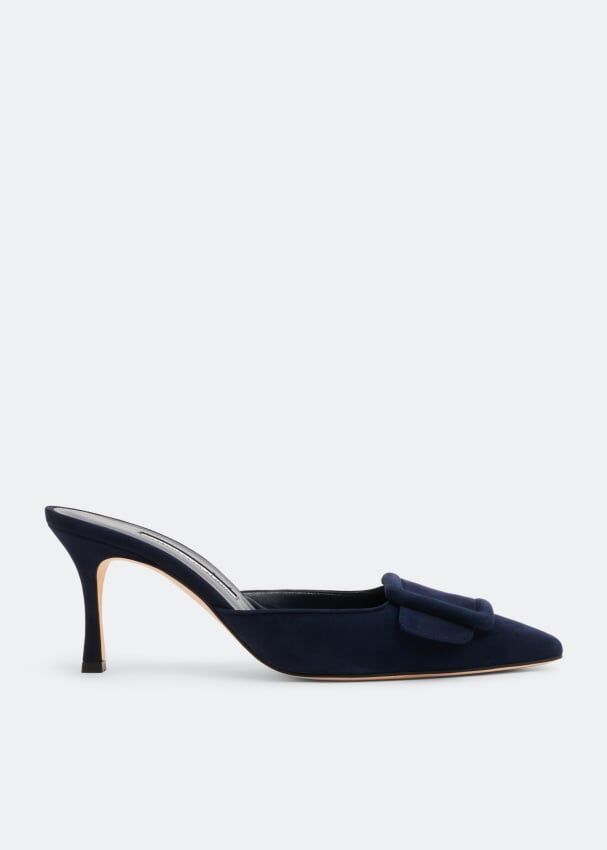 Мюли MANOLO BLAHNIK Maysale mules, синий