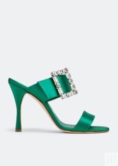 Сандалии MANOLO BLAHNIK Verda sandals, зеленый