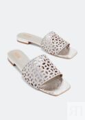 Сандалии NICOLI Placida sandals, серебряный