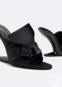 Мюли NO.21 Bow Houdini mules, черный 23ECSXNV15218-X120 | Black фото 3