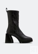 Ботинки NO.21 Logo embossed boots, черный 22ICPXNV14081-X017 | Black фото 1