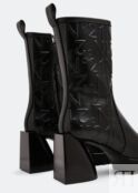 Ботинки NO.21 Logo embossed boots, черный 22ICPXNV14081-X017 | Black фото 3