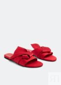 Сандалии NO.21 Bow slide sandals, красный