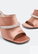 Мюли NO.21 Crystal-embellished mules, розовый