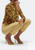 Сандалии NO.21 Crystal-embellished sandals, желтый