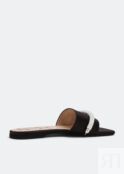Сандалии NO.21 Crystal-embellished sandals, черный