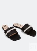 Сандалии NO.21 Crystal-embellished sandals, черный