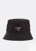 Шляпа PRADA Re-Nylon bucket hat, черный