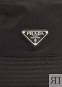 Шляпа PRADA Re-Nylon bucket hat, черный