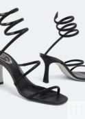 Сандалии RENÉ CAOVILLA Cleo crystal-embellished sandals, черный C11575-080-R001V050 | Black фото 3