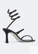 Сандалии RENÉ CAOVILLA Cleo crystal-embellished sandals, черный C11575-080-R001V050 | Black фото 4