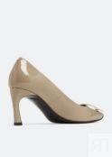 Туфли ROGER VIVIER Trompette pumps, бежевый RVW40015280D1PC415-DAINO | Beige фото 4