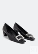 Туфли ROGER VIVIER Belle Vivier pumps, черный RVW00600920D1PB999-NERO | Black фото 5