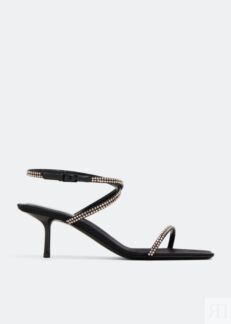 Сандалии SAINT LAURENT Nuit sandals, черный