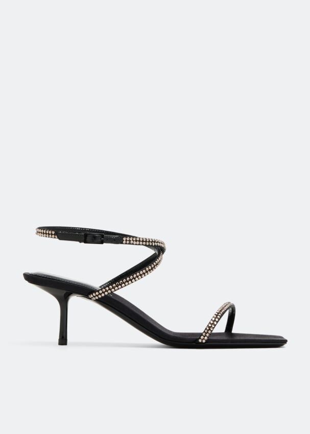 Сандалии SAINT LAURENT Nuit sandals, черный 7437161UUAC1064 | Black фото 1