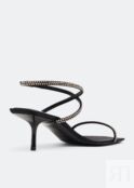 Сандалии SAINT LAURENT Nuit sandals, черный 7437161UUAC1064 | Black фото 3