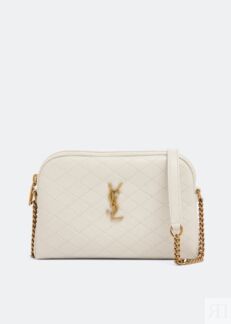 Сумка кросс-боди SAINT LAURENT Gaby zipped pouch, белый