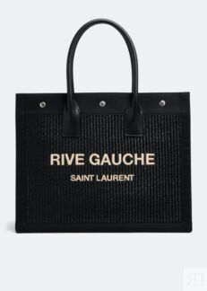 Сумка-тоут SAINT LAURENT Rive Gauche small tote bag, черный