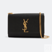 Сумка кросс-боди SAINT LAURENT Small Kate chain, черный 469390BOW0J1000 | Black фото 1